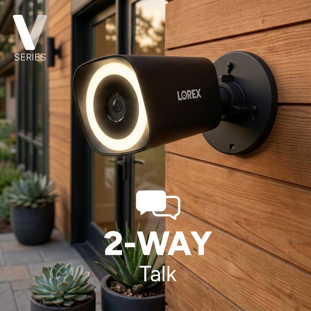 Lorex Connect (New App) | V-Series | 8Ch 4K NVR System | 3 IP PoE Cameras