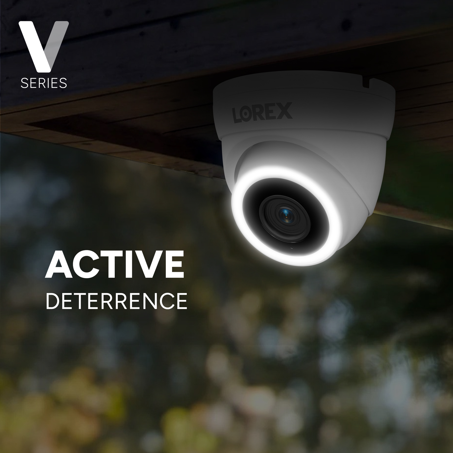 Lorex Connect (New App) | V-Series | 8Ch 4K NVR System | 3 White IP PoE Cameras