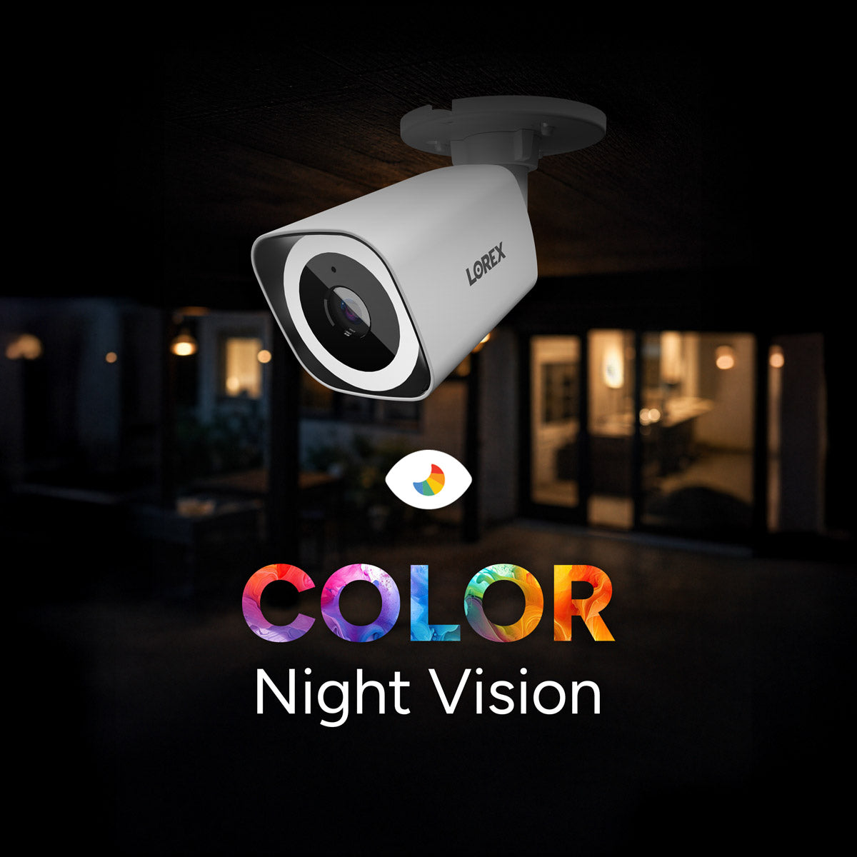 Lorex Connect 4K 8-Channel Wired NVR System with Four 4K IP Bullet Security Cameras - 1TB