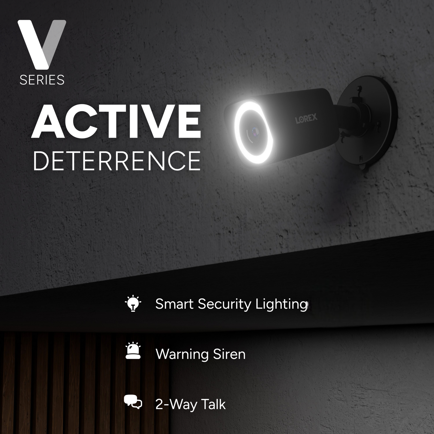 Lorex Connect (New App) | V-Series | 8Ch 4K NVR System | 3 IP PoE Cameras