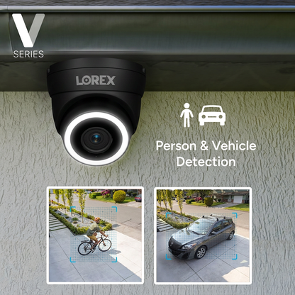 Lorex Connect (New App) | V-Series | 8Ch 4K NVR System | 3 IP PoE Cameras