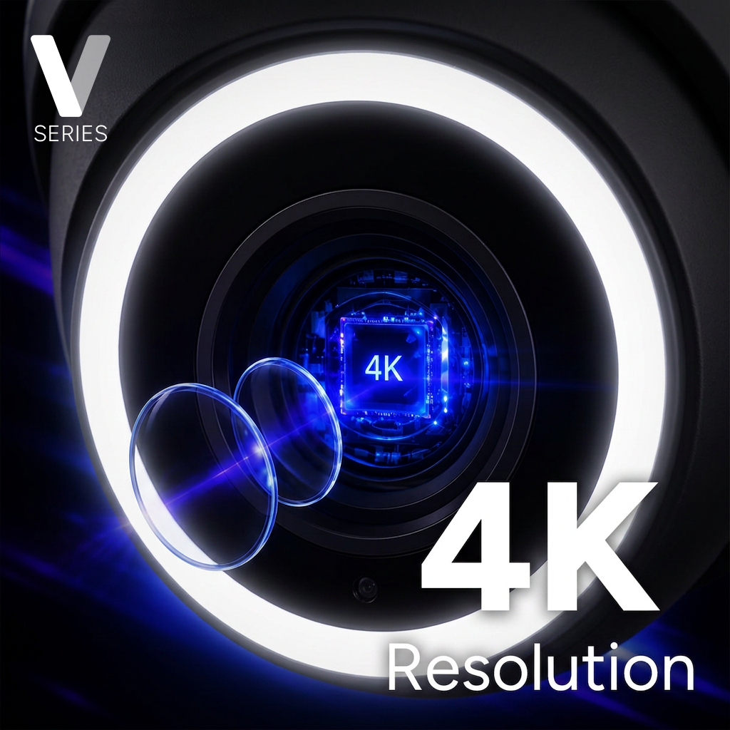 Lorex Connect (New App) | V-Series | 8Ch 4K NVR System | 3 IP PoE Cameras