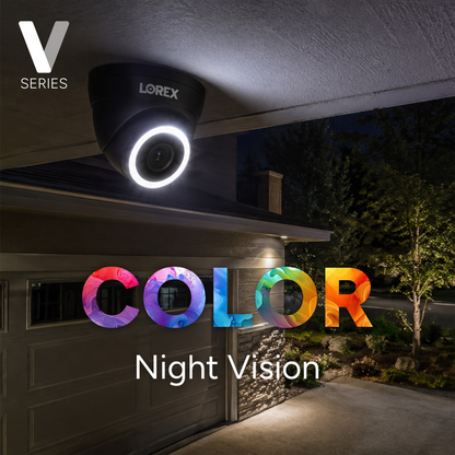 Lorex Connect (New App) | V-Series | 8Ch 4K NVR System | 3 IP PoE Cameras