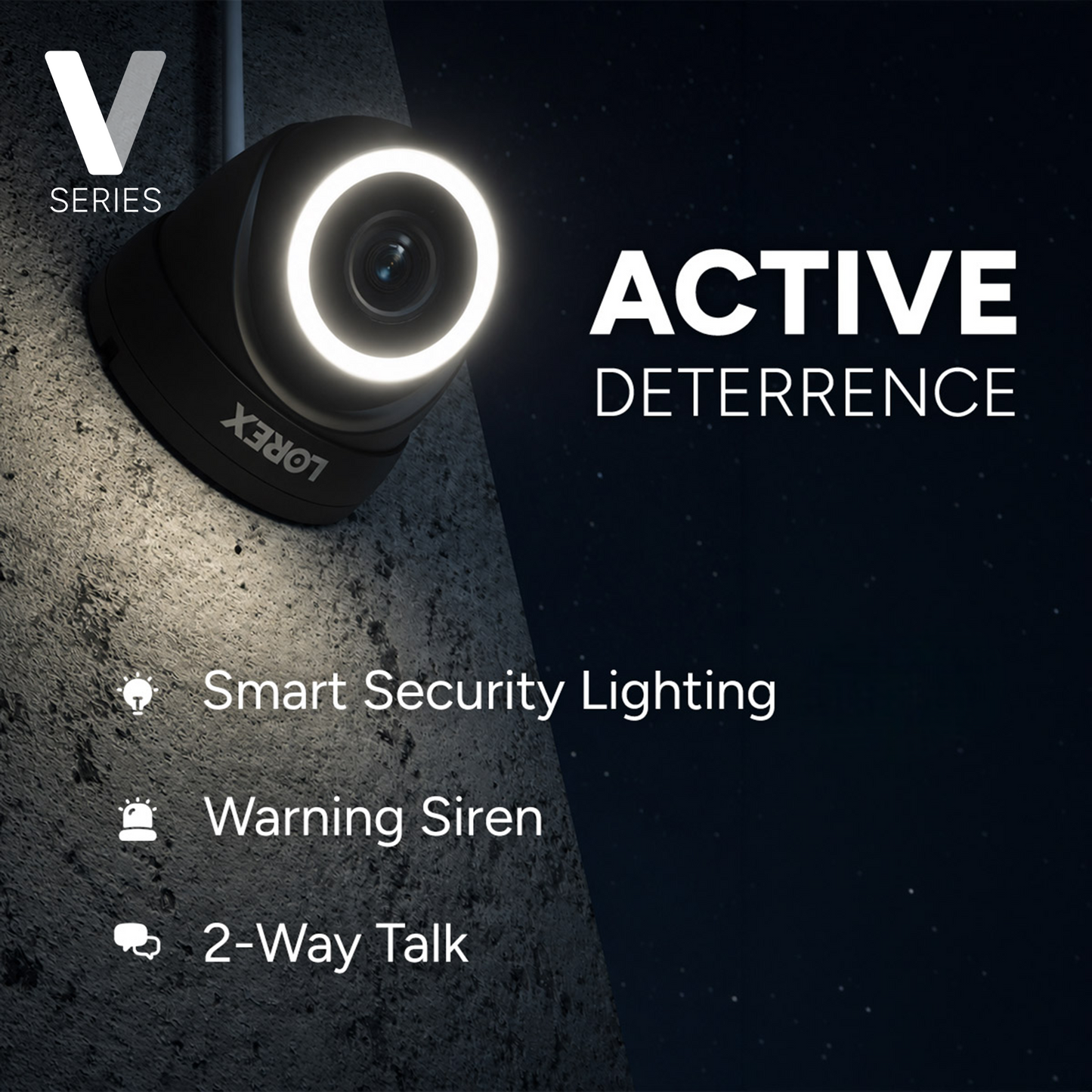 Lorex Connect (New App) | V-Series | 8Ch 4K NVR System | 3 IP PoE Cameras