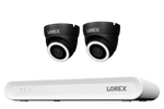 Lorex Connect V Series 4K 8-Channel Wired NVR System with V3 4K PoE Turret Cameras - 1TB