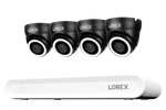 Lorex Connect V Series 4K 8-Channel Wired NVR System with V3 4K PoE Turret Cameras - 1TB