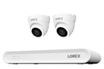 Lorex Connect V Series 4K 8-Channel Wired NVR System with V3 4K PoE Turret Cameras - 1TB