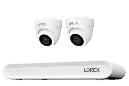 Lorex Connect V Series 4K 8-Channel Wired NVR System with V3 4K PoE Turret Cameras - 1TB