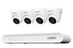 Lorex Connect V Series 4K 8-Channel Wired NVR System with V3 4K PoE Turret Cameras - 1TB