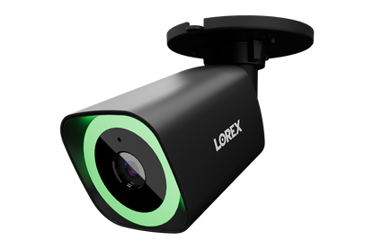 Lorex Connect V5 4K PoE Bullet Cameras with Color Smart Security Lighting - White/Black