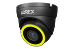 Lorex Connect V5 4K PoE Turret Cameras with Color Smart Security Lighting - White/Black