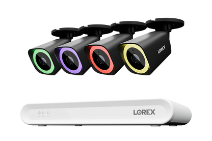 Lorex Connect V Series 4K 8-Channel Wired NVR System with V5 4K PoE Bullet Cameras - 1TB