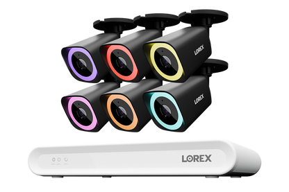 Lorex Connect V Series 4K 8-Channel Wired NVR System with V5 4K PoE Bullet Cameras - 1TB