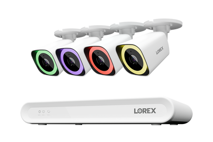 Lorex Connect V Series 4K 8-Channel Wired NVR System with V5 4K PoE Bullet Cameras - 1TB