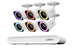 Lorex Connect V Series 4K 8-Channel Wired NVR System with V5 4K PoE Bullet Cameras - 1TB