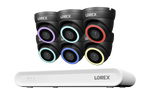 Lorex Connect V Series 4K 8-Channel Wired NVR System with V5 4K PoE Turret Cameras - 1TB