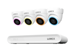 Lorex Connect V Series 4K 8-Channel Wired NVR System with V5 4K PoE Turret Cameras - 1TB