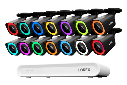 Lorex Connect V Series 4K 16-Channel Wired NVR System with V7 4K PoE Bullet Cameras - 2TB