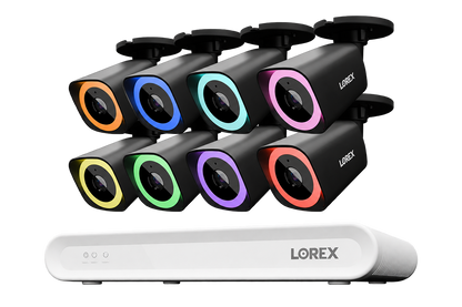 Lorex Connect V Series 4K 16-Channel Wired NVR System with V7 4K PoE Bullet Cameras - 2TB