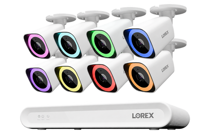 Lorex Connect V Series 4K 16-Channel Wired NVR System with V7 4K PoE Bullet Cameras - 2TB