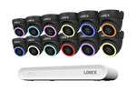 Lorex Connect V Series 4K 16-Channel Wired NVR System with V7 4K PoE Turret Cameras - 2TB