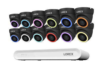 Lorex Connect V Series 4K 16-Channel Wired NVR System with V7 4K PoE Turret Cameras - 2TB