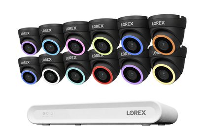 Lorex Connect V Series 4K 16-Channel Wired NVR System with V7 4K PoE Turret Cameras - 2TB