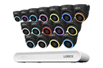 Lorex Connect V Series 4K 16-Channel Wired NVR System with V7 4K PoE Turret Cameras - 2TB