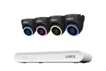 Lorex Connect V Series 4K 16-Channel Wired NVR System with V7 4K PoE Turret Cameras - 2TB