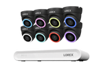 Lorex Connect V Series 4K 16-Channel Wired NVR System with V7 4K PoE Turret Cameras - 2TB