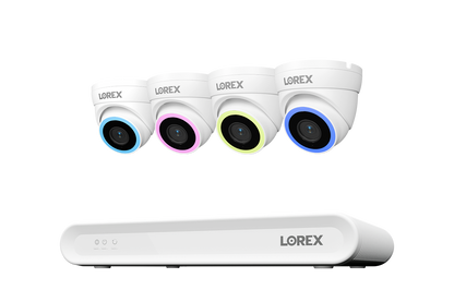 Lorex Connect V Series 4K 16-Channel Wired NVR System with V7 4K PoE Turret Cameras - 2TB