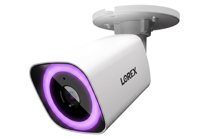 Lorex Connect V7 4K PoE Bullet Camera with Color Night IQ+ - White/Black