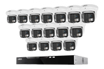Lorex Connect X Series 4K 16-Channel Wired NVR System with X3 Dual-Lens Turret Camera - 4TB