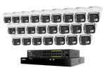 Lorex Connect X Series 4K 32-Channel Wired NVR System with X3 Dual-Lens Turret Camera - 8TB