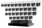 Lorex Connect X Series 4K 32-Channel Wired NVR System with X3 Dual-Lens Turret Camera - 8TB