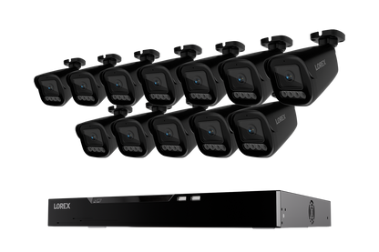 Lorex Connect X Series 4K 16-Channel Wired NVR System with X3 Bullet Security Cameras - 4TB