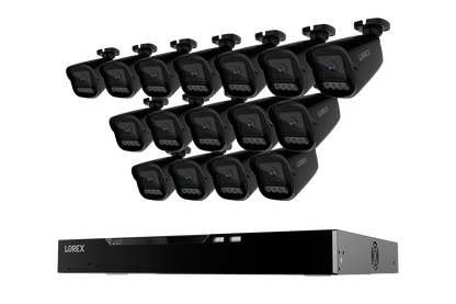 Lorex Connect X Series 4K 16-Channel Wired NVR System with X3 Bullet Security Cameras - 4TB