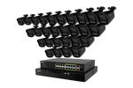 Lorex Connect X Series 4K 32-Channel Wired NVR System with X3 Bullet Security Cameras - 8TB