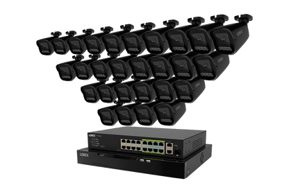 Lorex Connect X Series 4K 32-Channel Wired NVR System with X3 Bullet Security Cameras - 8TB