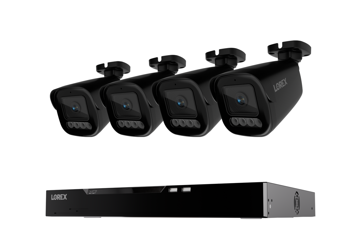 Lorex Connect X Series 4K 16-Channel Wired NVR System with X3 Bullet Security Cameras - 4TB