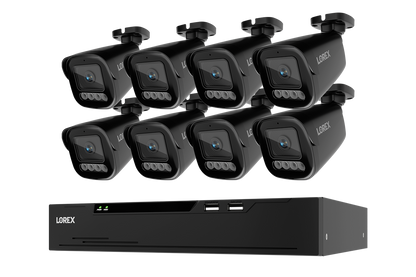 Lorex Connect X Series 4K 8-Channel Wired NVR System with X3 Bullet Security Cameras - 2TB