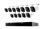 Lorex Connect X Series 4K 16-Channel Wired NVR System with X3 Bullet Security Cameras - 4TB