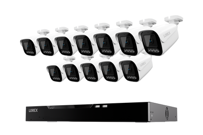 Lorex Connect X Series 4K 16-Channel Wired NVR System with X3 Bullet Security Cameras - 4TB