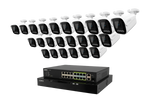 Lorex Connect X Series 4K 32-Channel Wired NVR System with X3 Bullet Security Cameras - 8TB