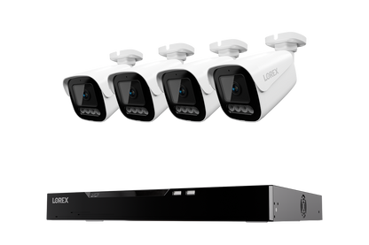 Lorex Connect X Series 4K 16-Channel Wired NVR System with X3 Bullet Security Cameras - 4TB