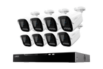 Lorex Connect X Series 4K 16-Channel Wired NVR System with X3 Bullet Security Cameras - 4TB