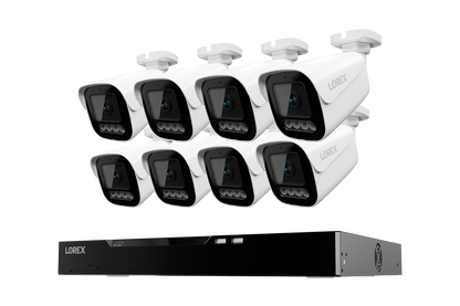 Lorex Connect X Series 4K 16-Channel Wired NVR System with X3 Bullet Security Cameras - 4TB