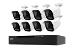 Lorex Connect X Series 4K 8-Channel Wired NVR System with X3 Bullet Security Cameras - 2TB