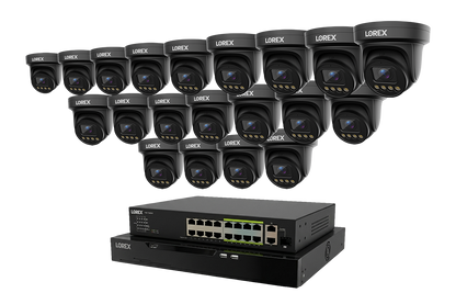 Lorex Connect X Series 4K 32-Channel Wired NVR System with X3 Turret Security Cameras - 8TB