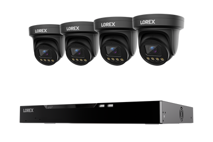 Lorex Connect X Series 4K 16-Channel Wired NVR System with X3 Turret Security Cameras - 4TB